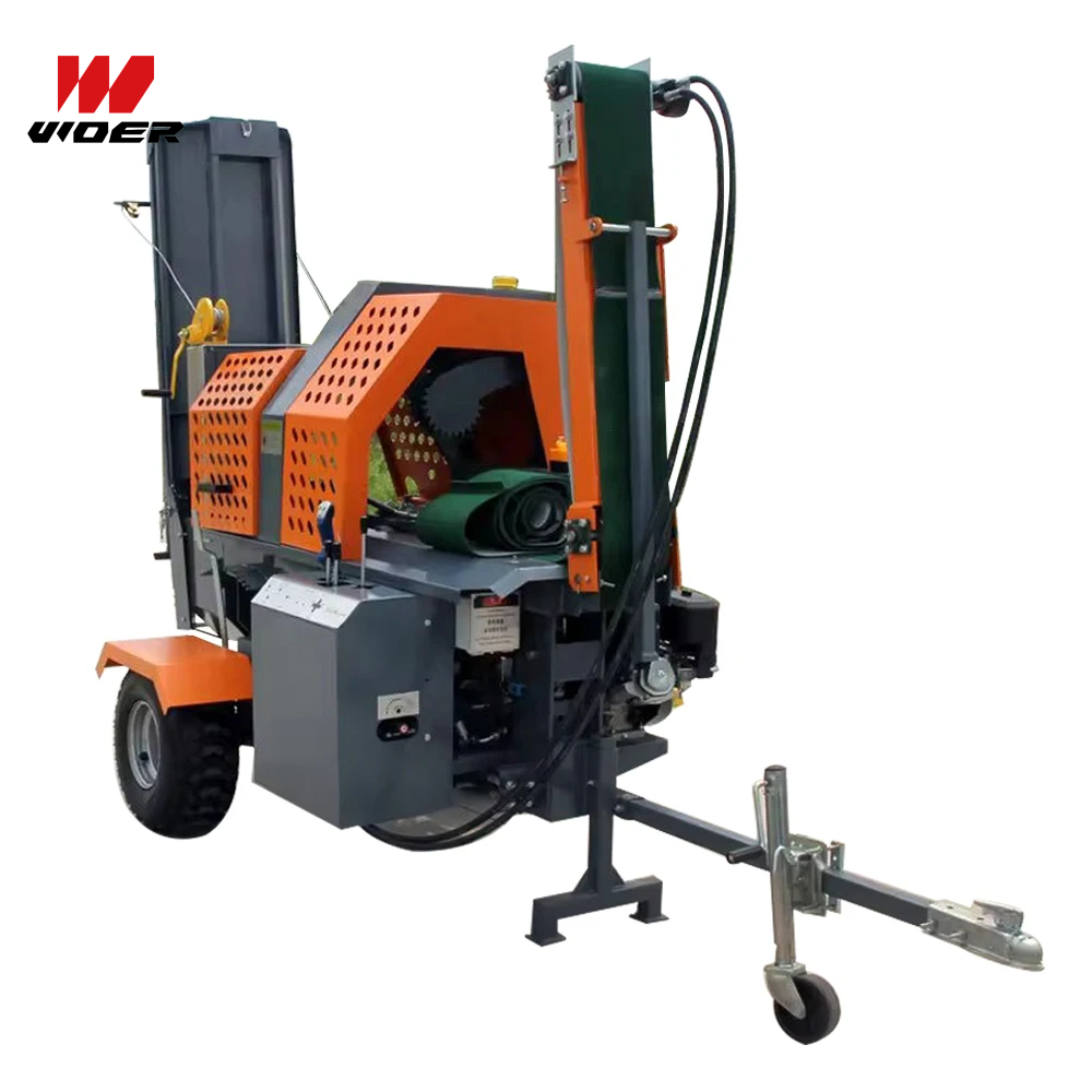 Diesel Commercial Hydraulic Motorized Gasoline Firewood Wood Splitter