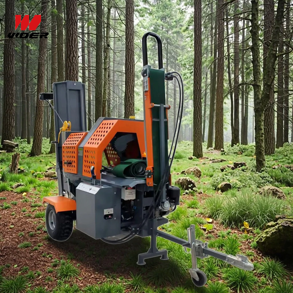 Diesel Commercial Hydraulic Motorized Gasoline Firewood Wood Splitter