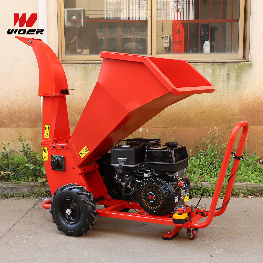 Tree Branch Diesel Wood Shredder Chipper Crusher For Industrial Diesel