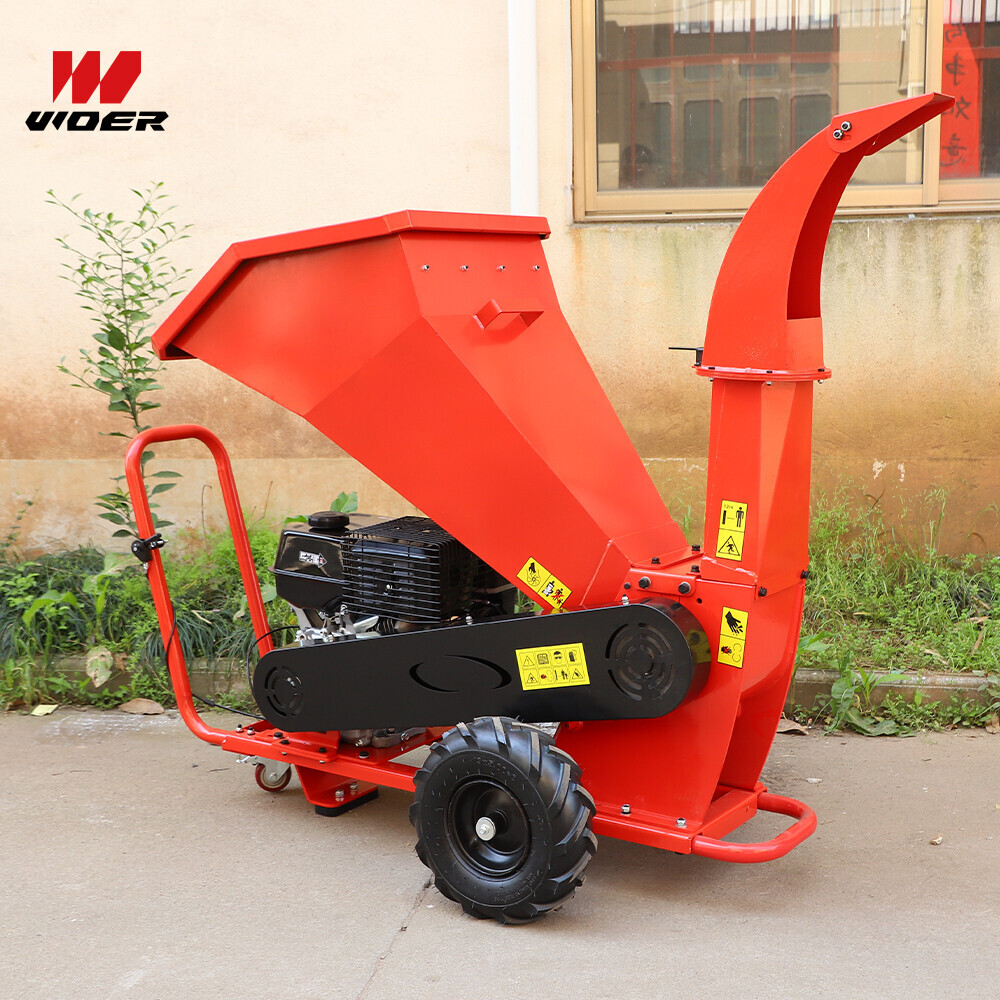 Tree Branch Diesel Wood Shredder Chipper Crusher For Industrial Diesel