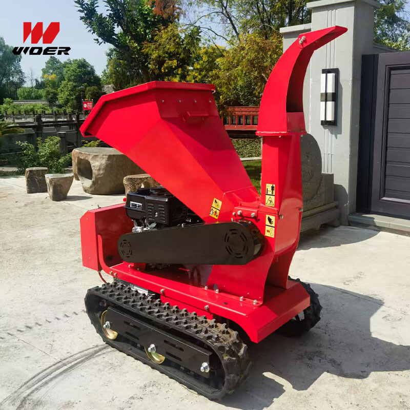 China Small Self Propelled Industrial Tracked Wood Chipper Machine