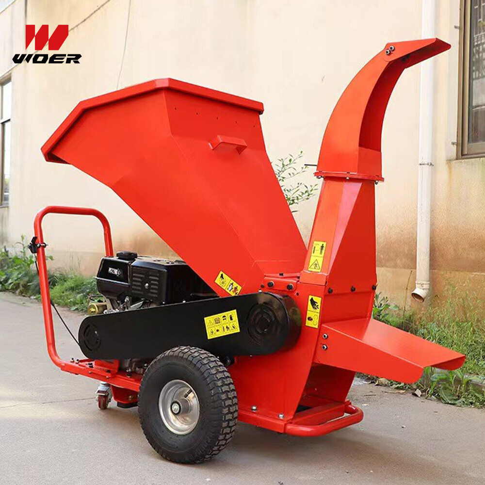 Commercial Mobile 15hp Shredder Wood Chipper Machine For Sale