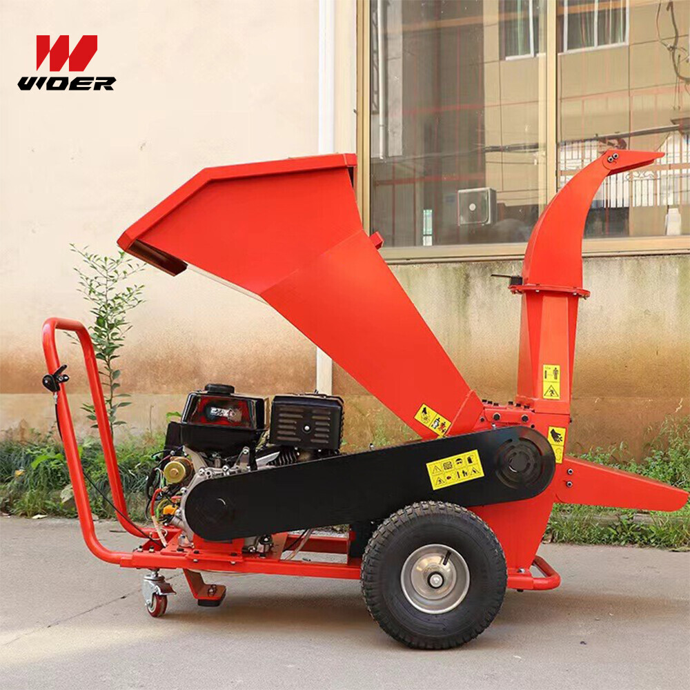 Commercial Mobile 15hp Shredder Wood Chipper Machine For Sale