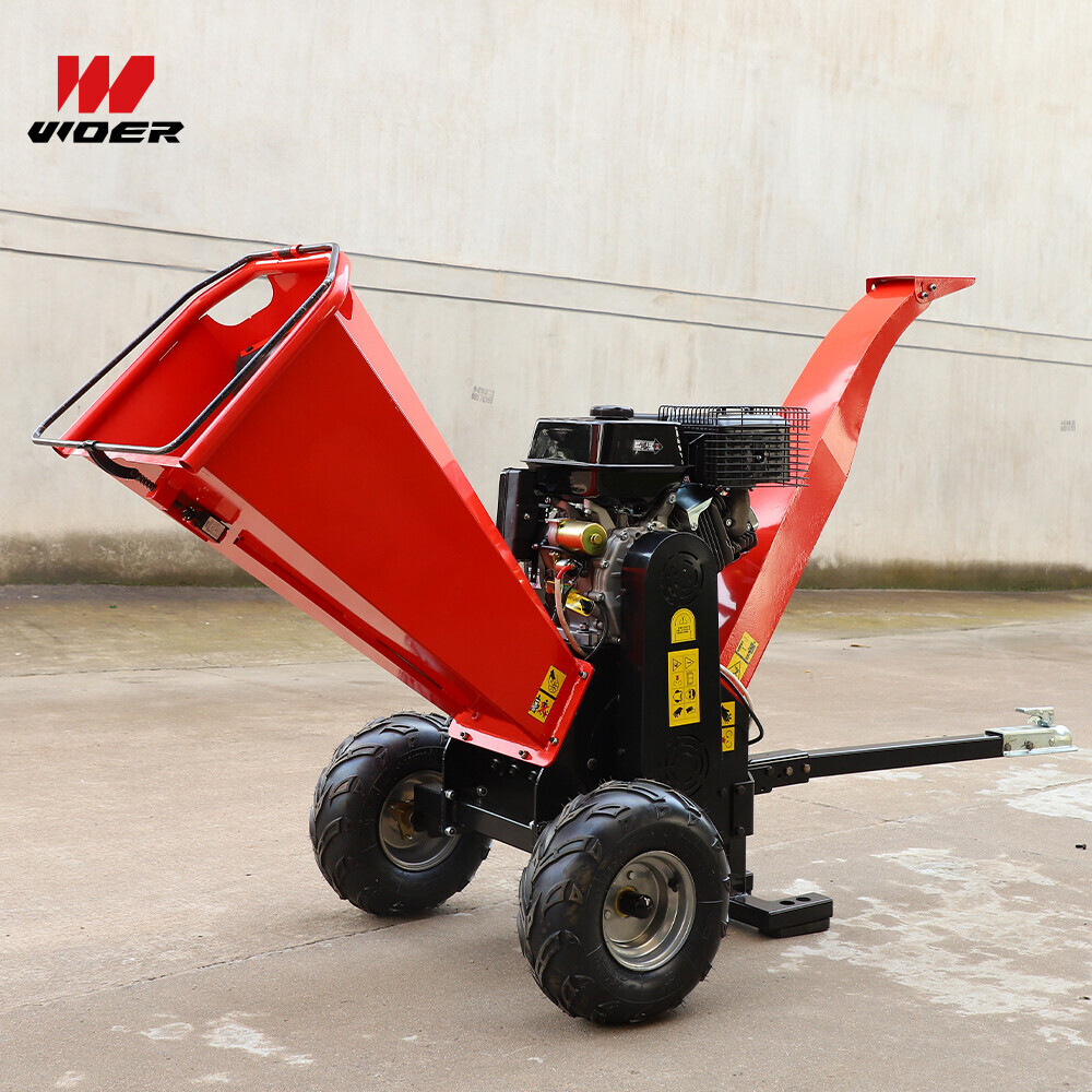 Industrial Pto Wood Drum Chipper Crusher Machine 15hp Diesel