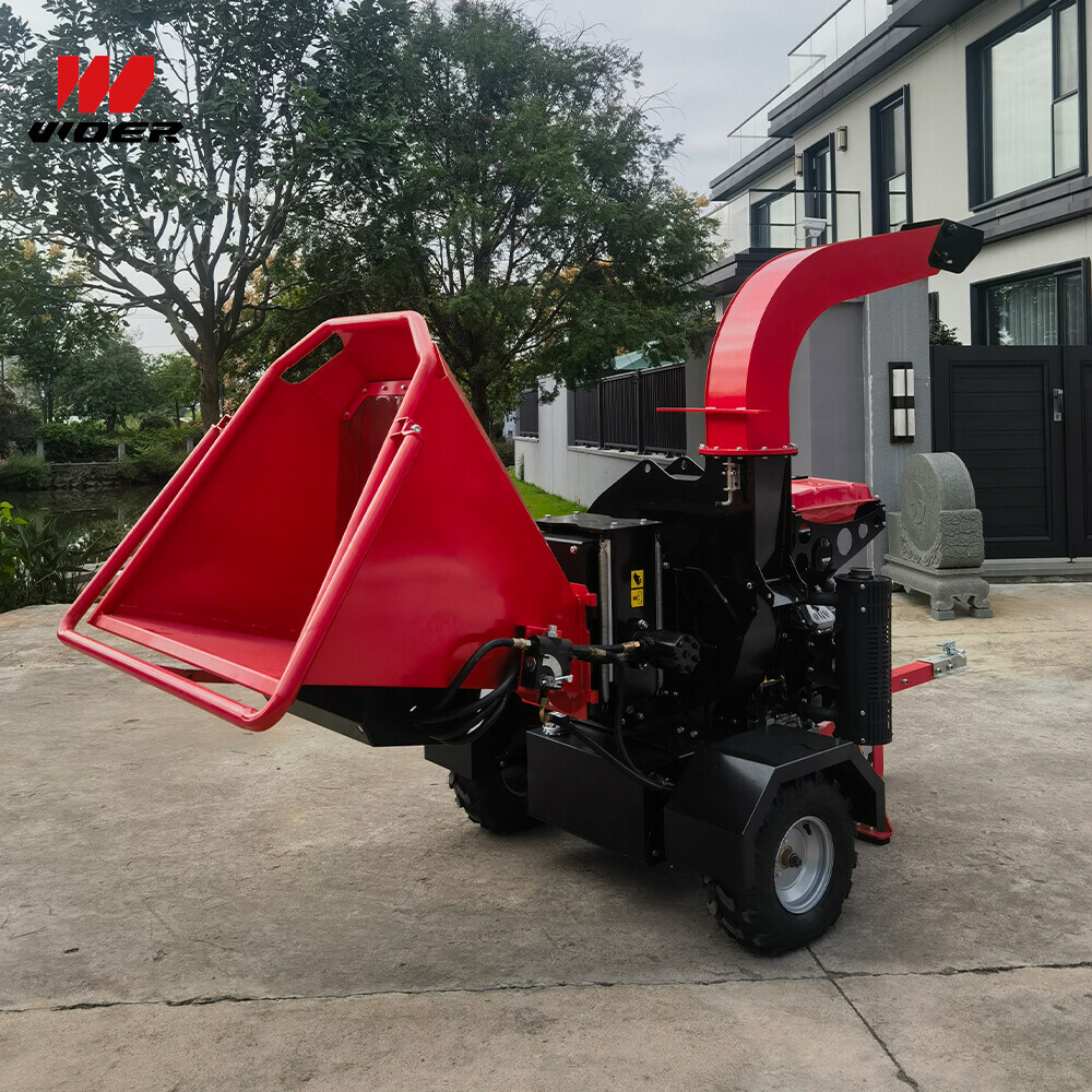 Diesel Portable Mini Drum Wood Logs Chipper Machine Made In China