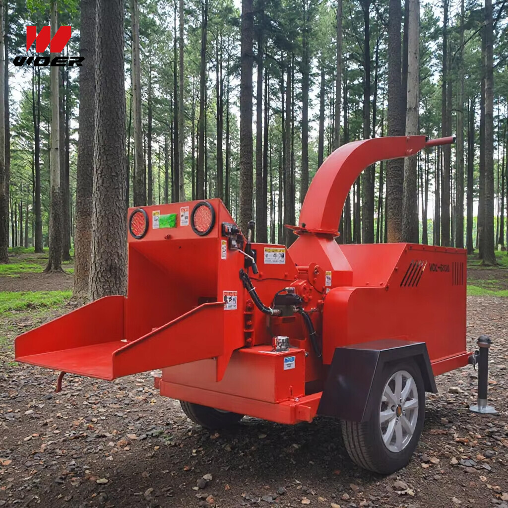 Heavy Duty Garden Branch Crusher Hydraulic Feed Large Wood Chipper