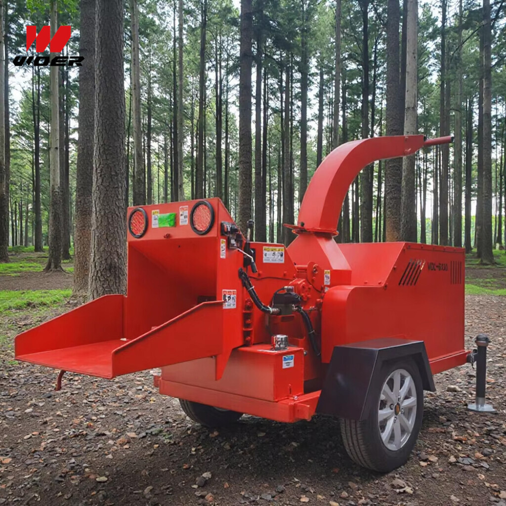 Heavy Duty Garden Branch Crusher Hydraulic Feed Large Wood Chipper