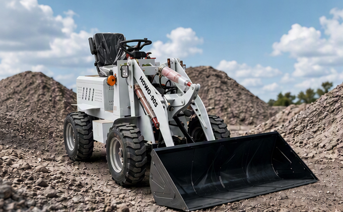 EPA Euro 5 Electric Mini Loader With Bucket