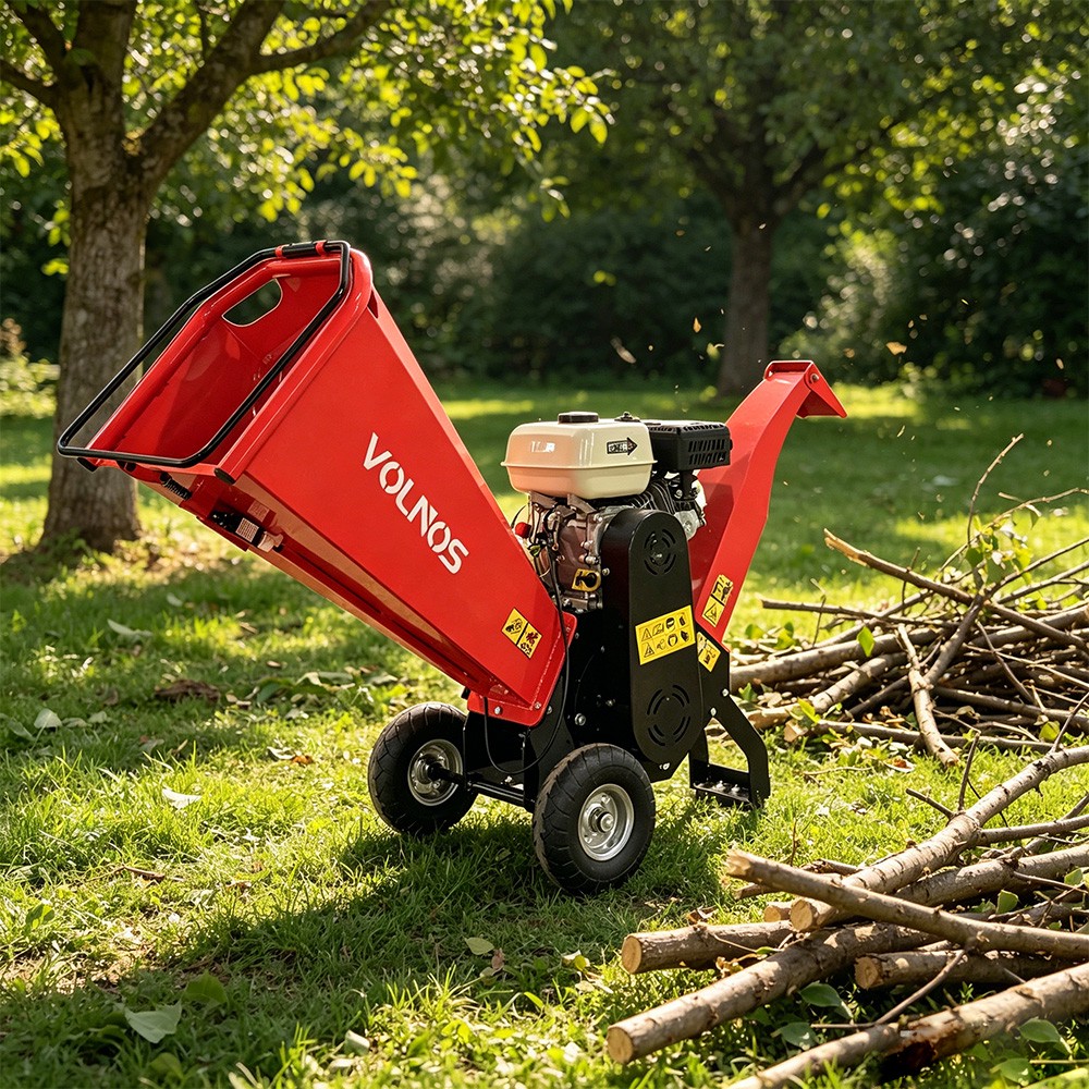 Portable Gas 150mm Wood Chipper for Professional Tree Service Daily Branch Shredding