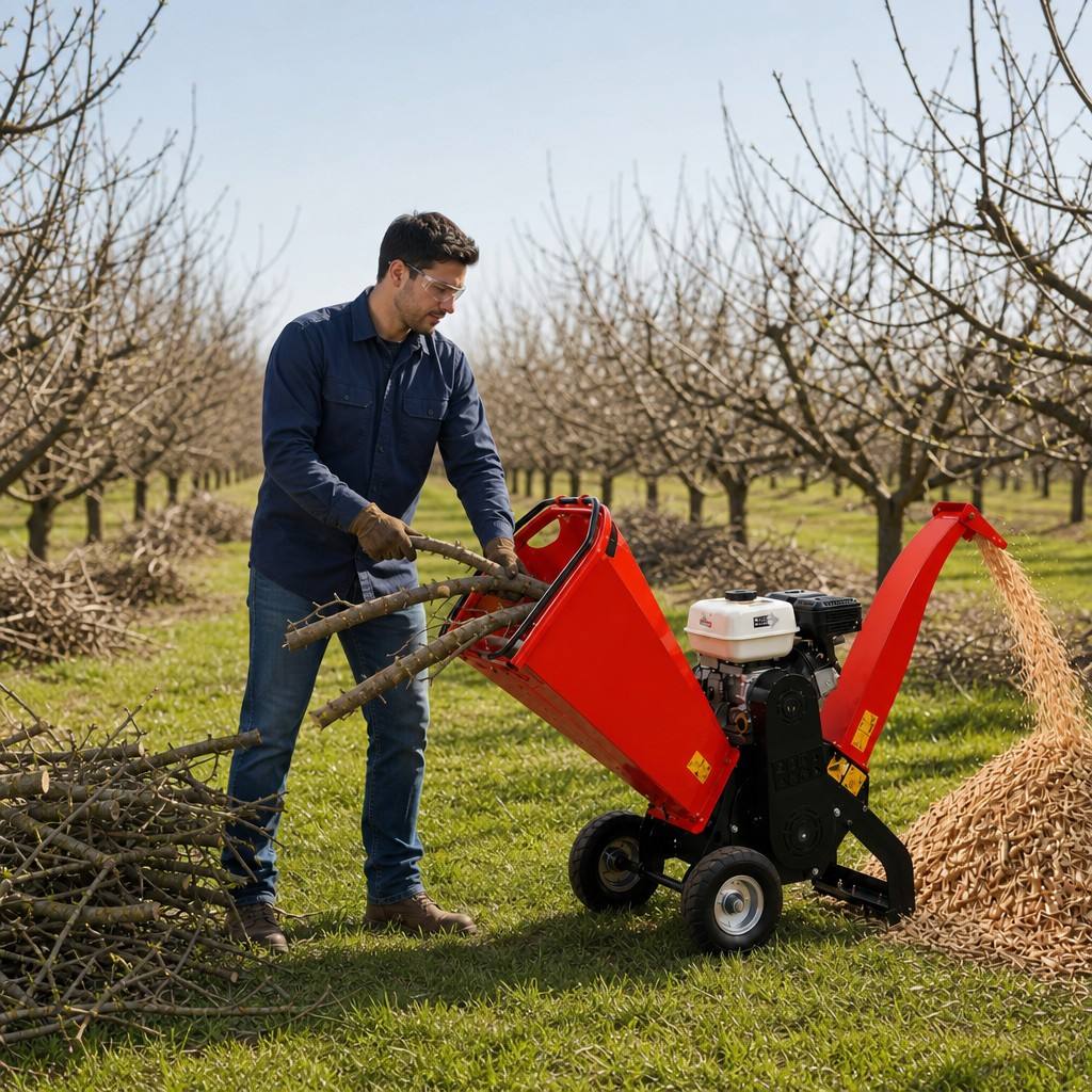 VOER 150A Wood Chipper: 6 cm Branch Capacity in a 90 kg Machine Built for One Operator VOER 150A Wood Chipper: 6 cm Branch Capacity in a 90 kg Machine Built for One Operator
