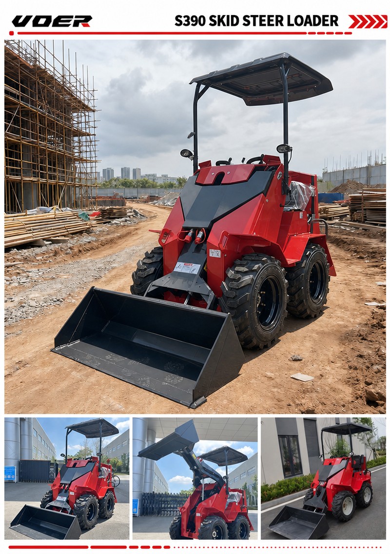 VOER S390 小型滑移装载机 紧凑型柴油动力