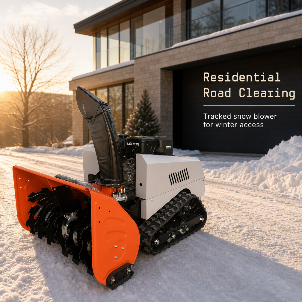 15 HP Tracked Snow Blower for Commercial Use 15 HP Tracked Snow Blower for Commercial Use