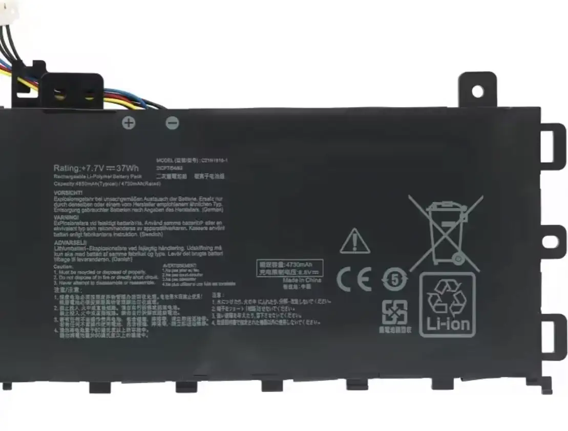 ASUS VivoBook 15 F512FA X512FA X512FL 7.6V 32Wh Original C21N1818-1 Laptop Battery