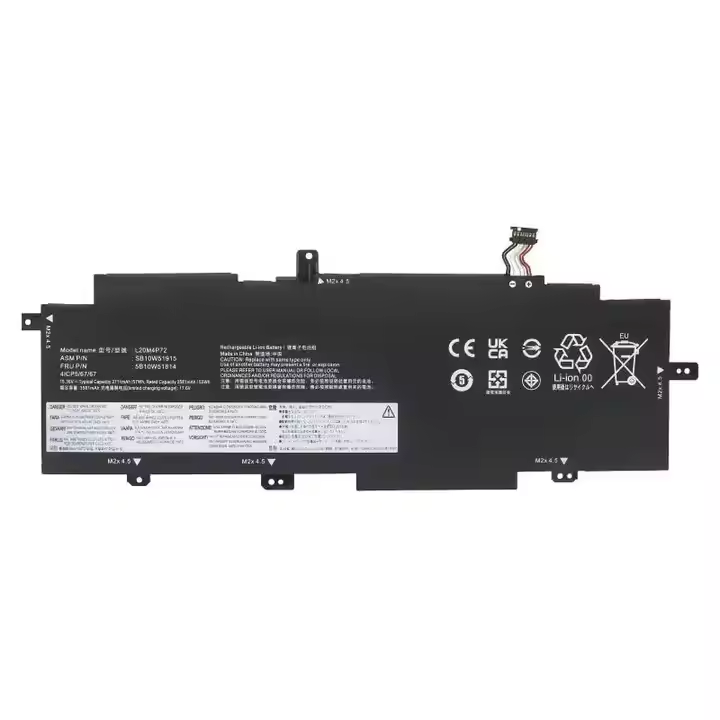 Lenovo ThinkPad T14s Gen 2 2021 L20C4P72 L20D4P72 L20L4P72 SB10W51914 Laptop Battery 15.36V 57Wh New Laptop Battery L20M4P72