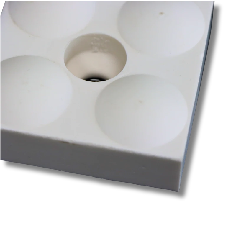 Material esférico resistente ao desgaste de cerâmica de alumina