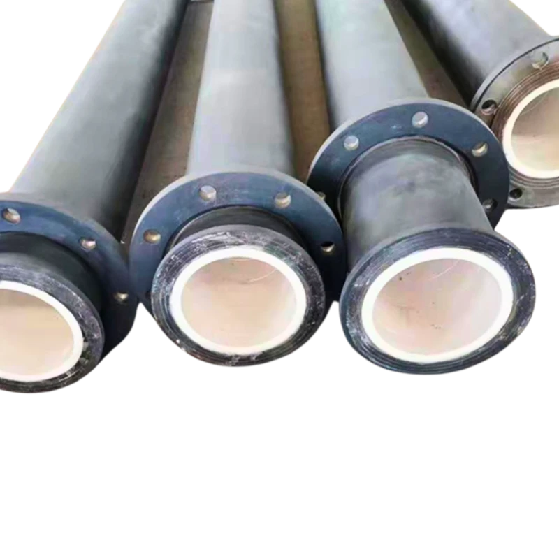 Tubo resistente ao desgaste em cerâmica de alumina