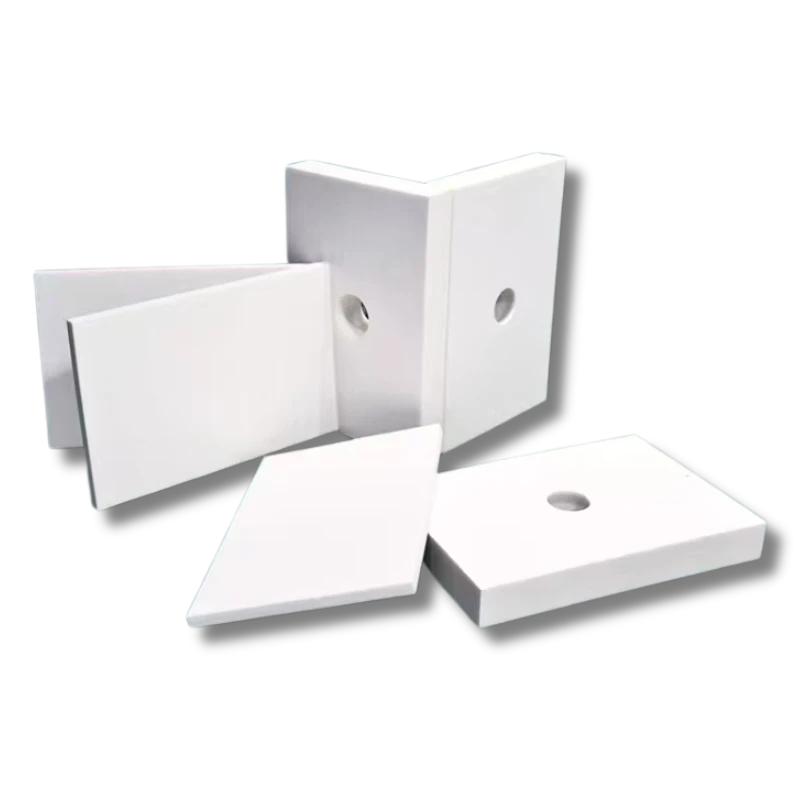 Material cerâmico plano de alumina resistente ao desgaste