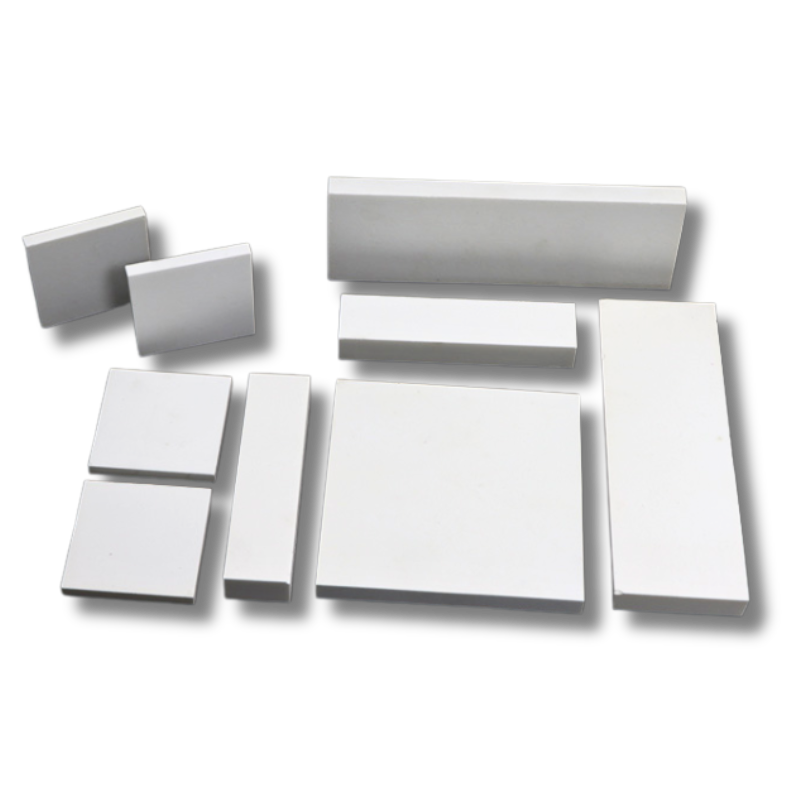 Material cerâmico plano de alumina resistente ao desgaste