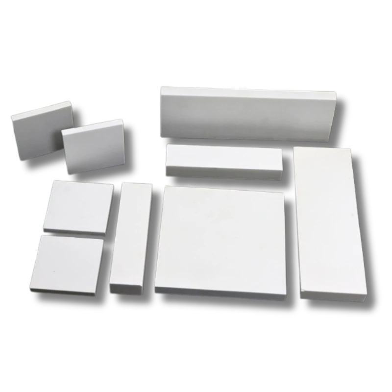 Material cerâmico plano de alumina resistente ao desgaste