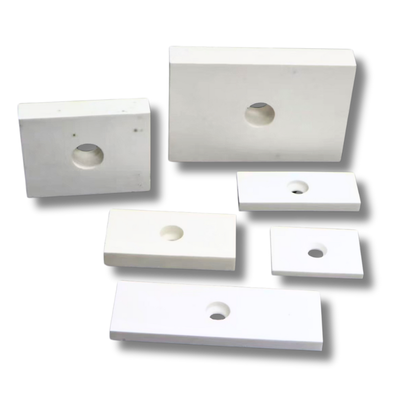 Material cerâmico plano de alumina resistente ao desgaste