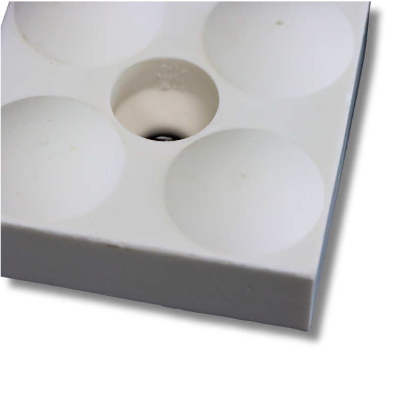 Material cerámico esférico de alúmina resistente al desgaste