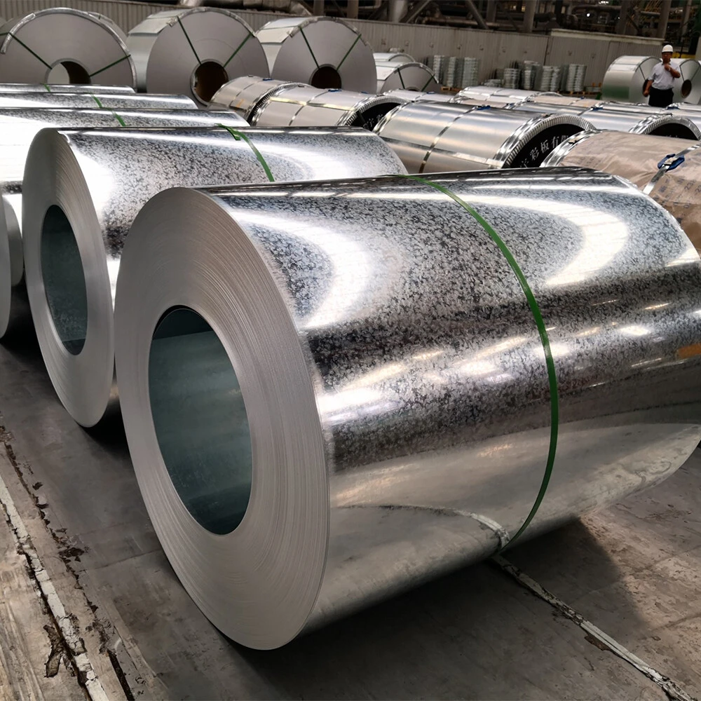 SPCC DX51D Q345B China GI z120 z275 Steel Coils Cold Rolled Galvanized steel roll Galvanized steel Coil