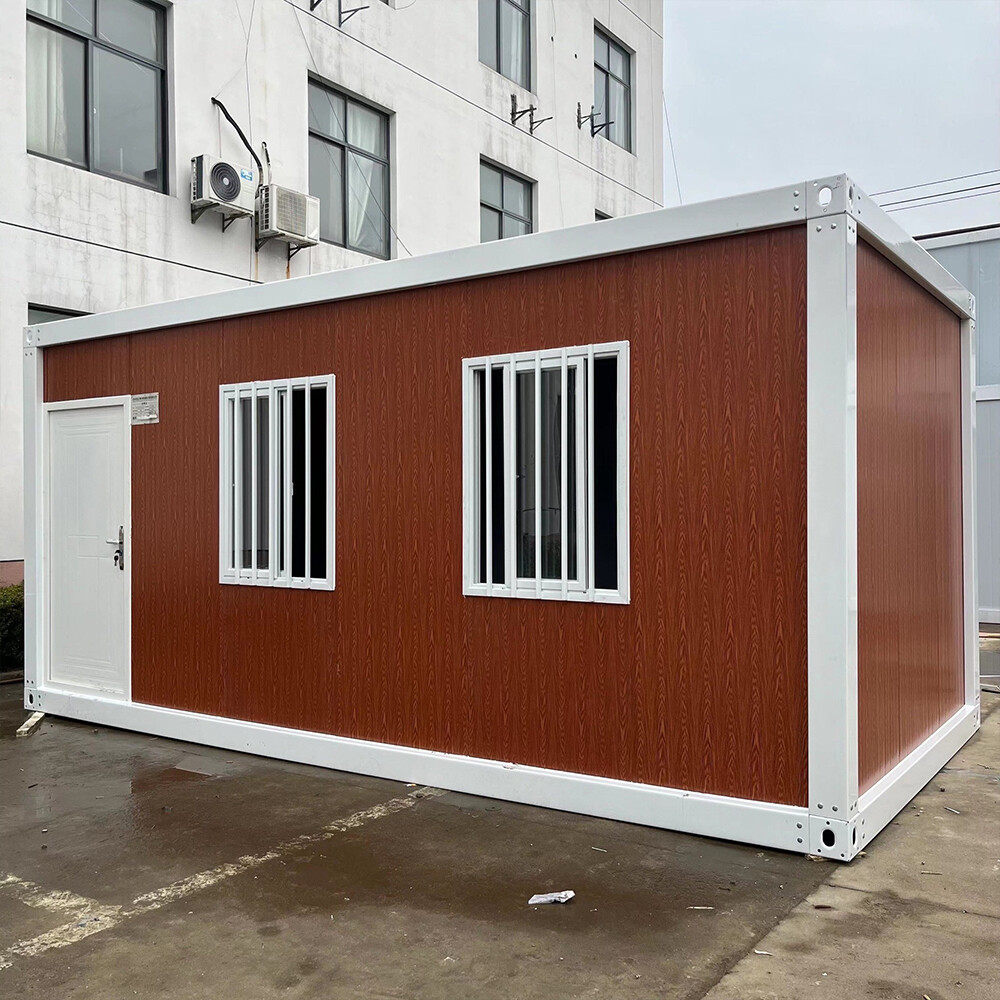 Economic Flat Pack Mini Casa Foldable Prefab Homes Prefabricated 20ft 40ft Office Folding Container House