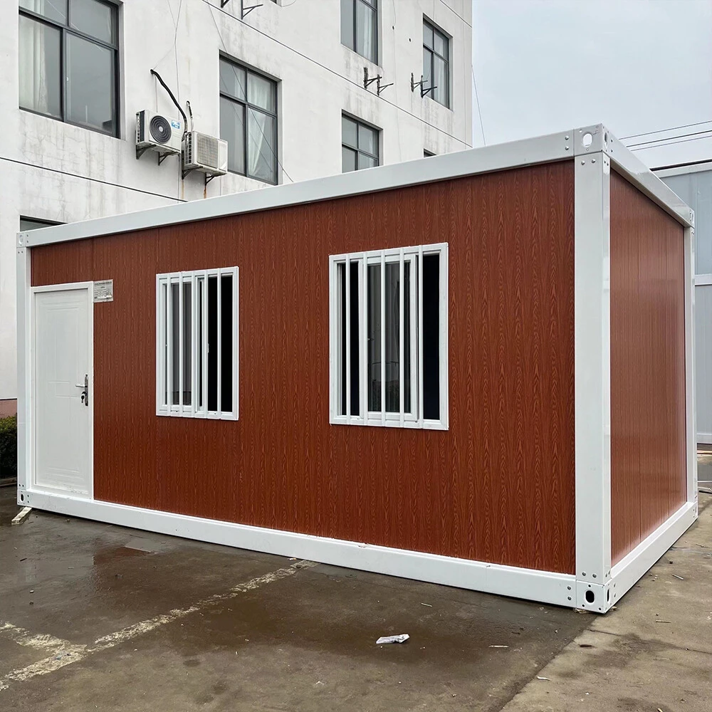 Economic Flat Pack Mini Casa Foldable Prefab Homes Prefabricated 20ft 40ft Office Folding Container House