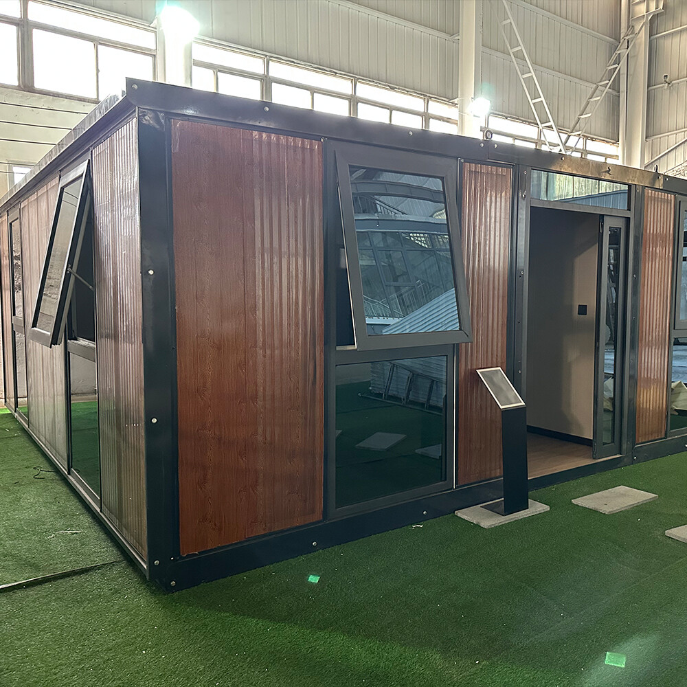 Economic Flat Pack Mini Casa Foldable Prefab Homes Prefabricated 20ft 40ft Office Folding Container House