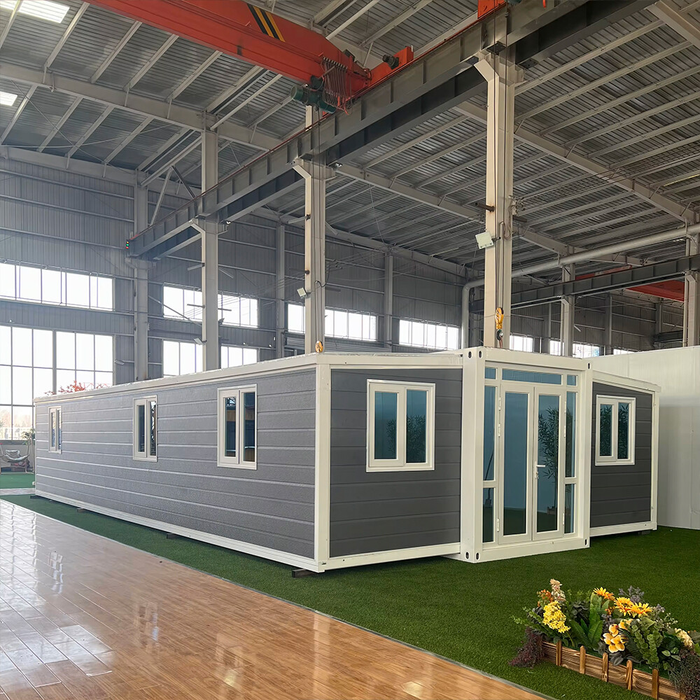 Low Price 20FT/40FT Portable Prefab Modular Home Container House Expandable Foldable Warehouse Mobile Villa Steel Sandwich Panel