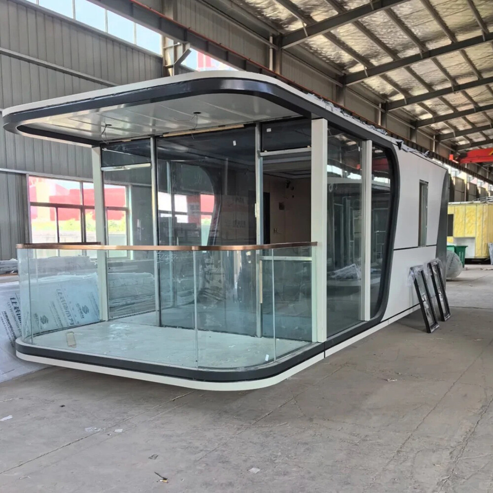 Modern Fashion Luxurious Design Camping Capsule Prefabricated Houses Capsule House Space Capsule With Intelligent System