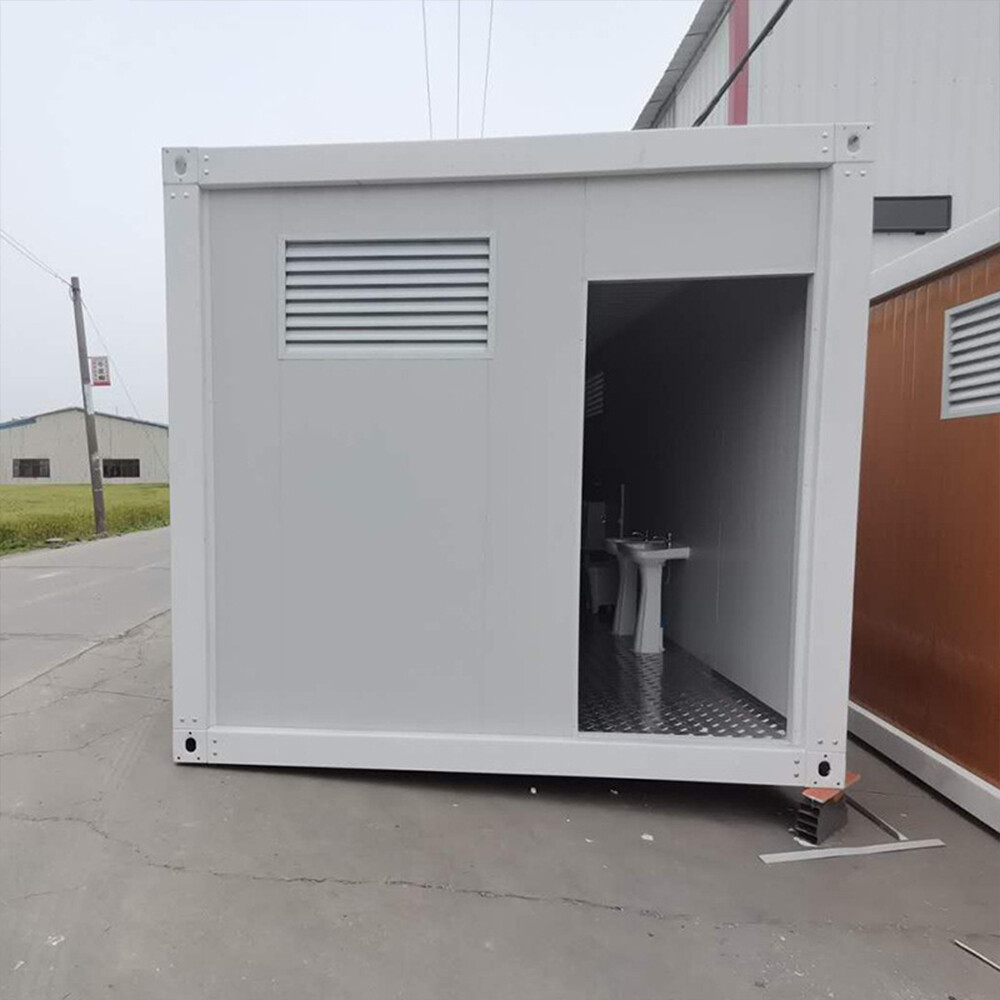 High Quality Outdoor Prefab Mobile Squat Seat Prefabricated Portable Container Toilet