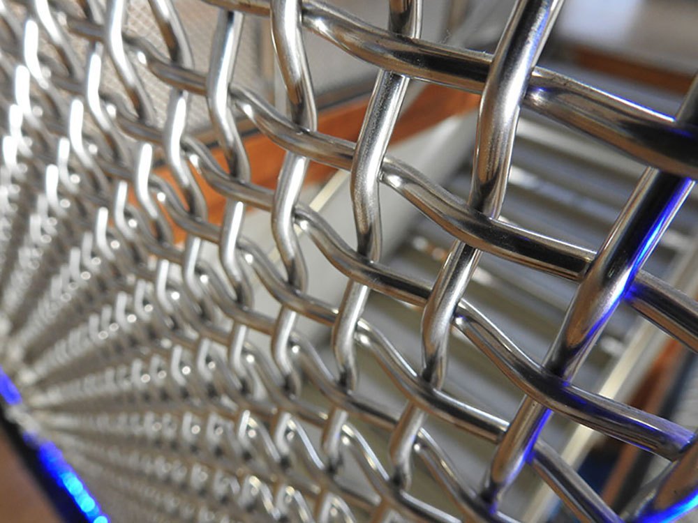 Galvanized Steel Wire Rolled Woven Mesh