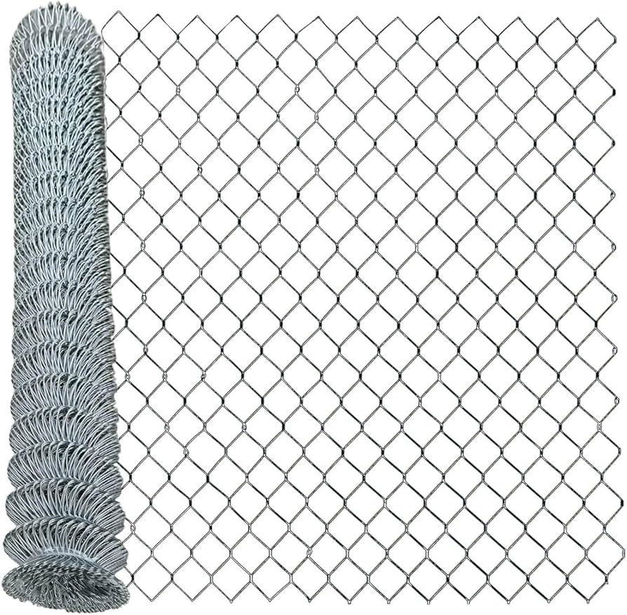 Galvanized Diamond Chain Link Fence