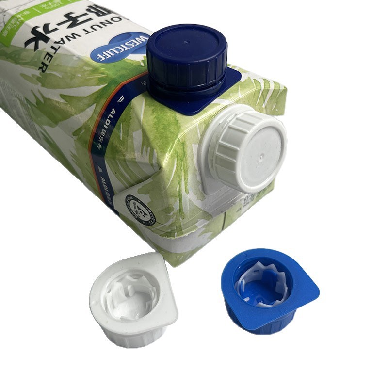 Helicap27 Aseptic filling eco-friendly packaging plastic cap Tetra Pak anti-theft cap