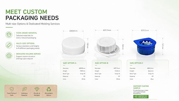 Multi-size Options & Dedicated Molding Services