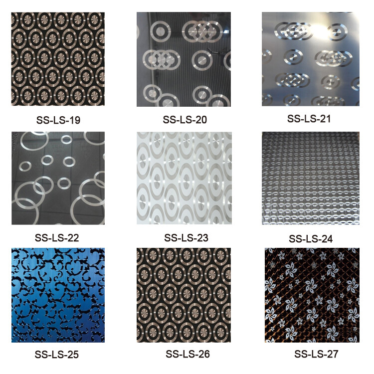 Laser-Etched Stainless Steel Decorative Panels