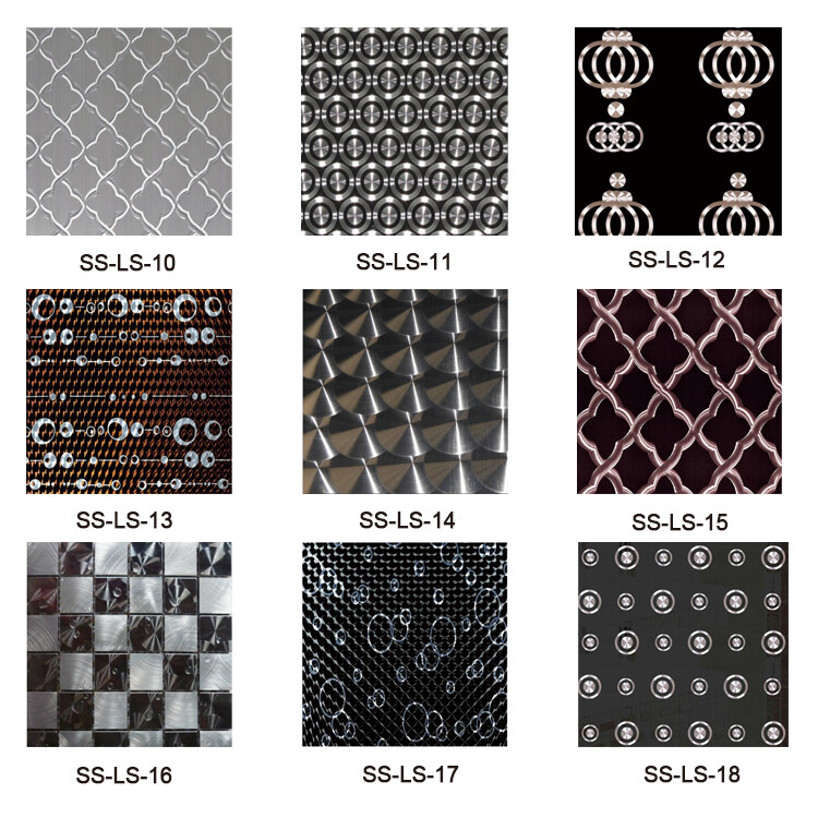 Laser-Etched Stainless Steel Decorative Panels