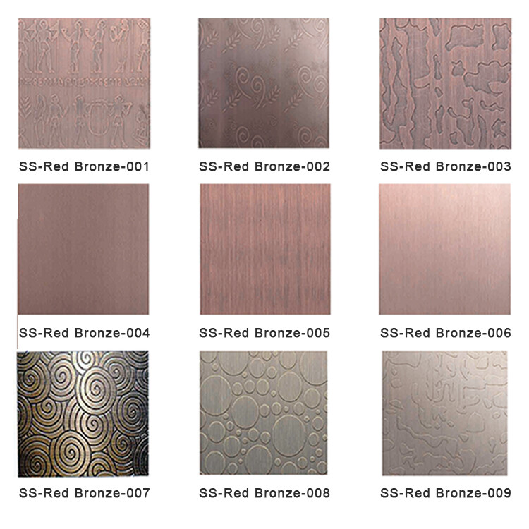 Luxury Copper-Plated Stainless Steel Decorative Panels