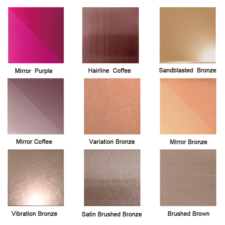 Premium Colored Stainless Steel Decorative Sheets