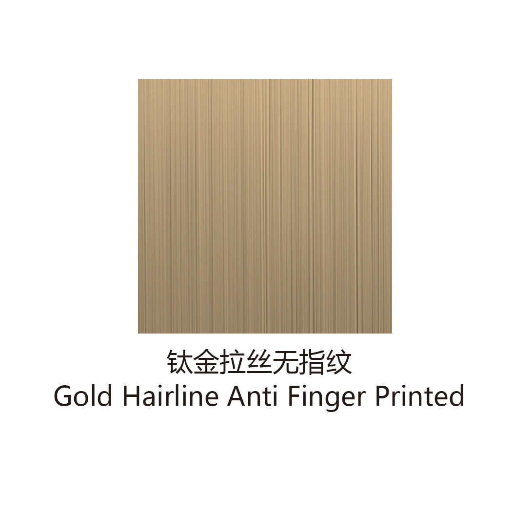 Stainless Steel AFP (Fingerprint-Resistant or Anti-fingerprint) Colored Decorative Sheets