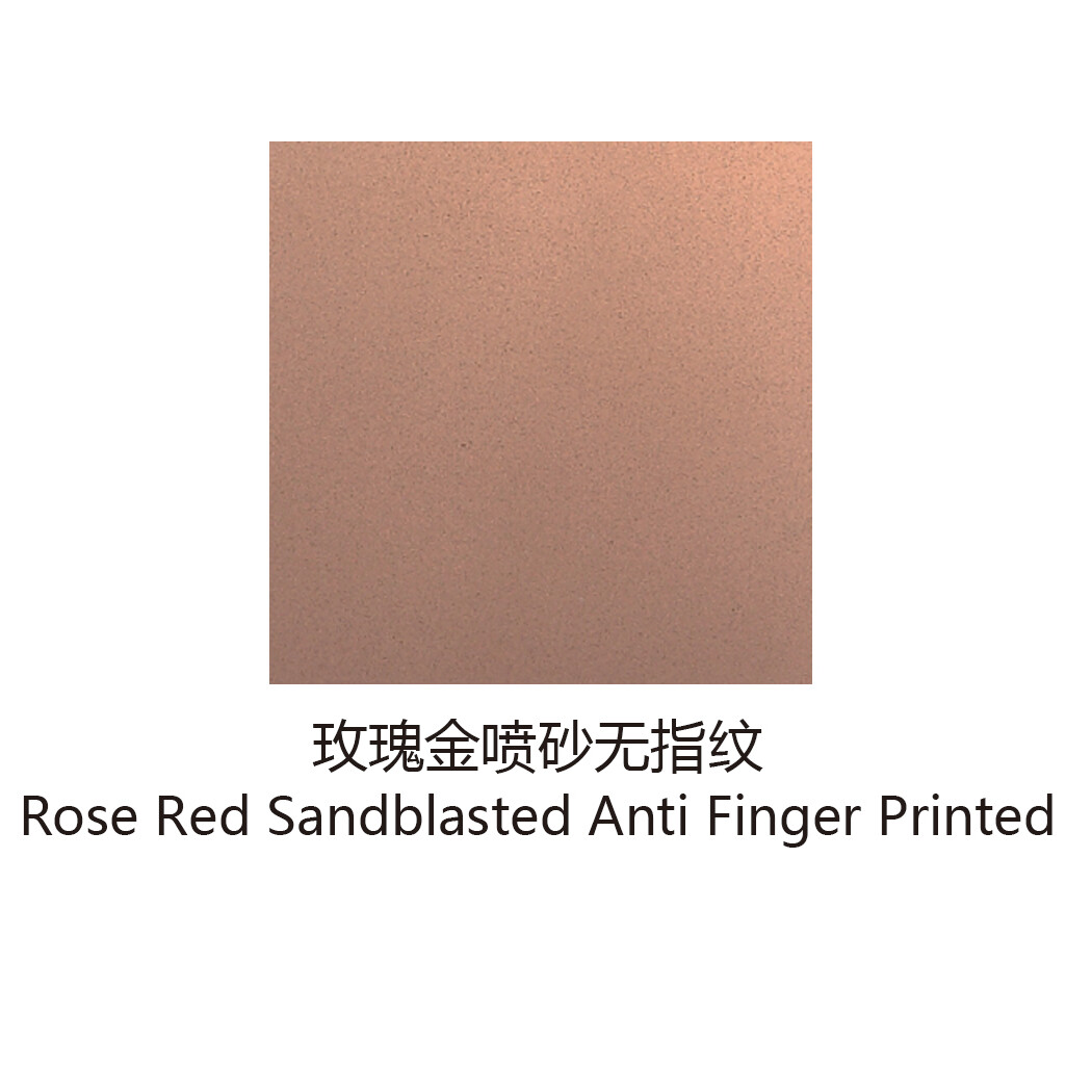 Stainless Steel AFP (Fingerprint-Resistant or Anti-fingerprint) Colored Decorative Sheets
