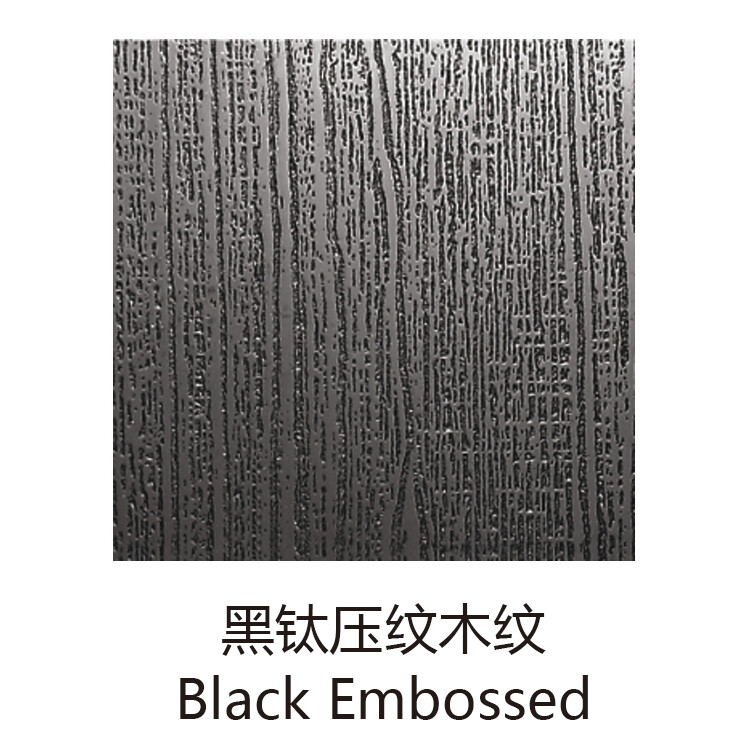 Black Titanium Stainless Steel Colored Decorative Sheets