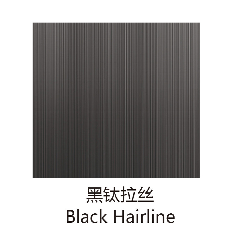 Black Titanium Stainless Steel Colored Decorative Sheets
