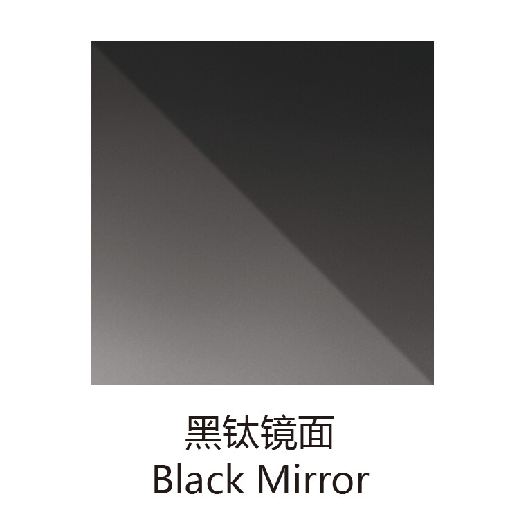 Black Titanium Stainless Steel Colored Decorative Sheets