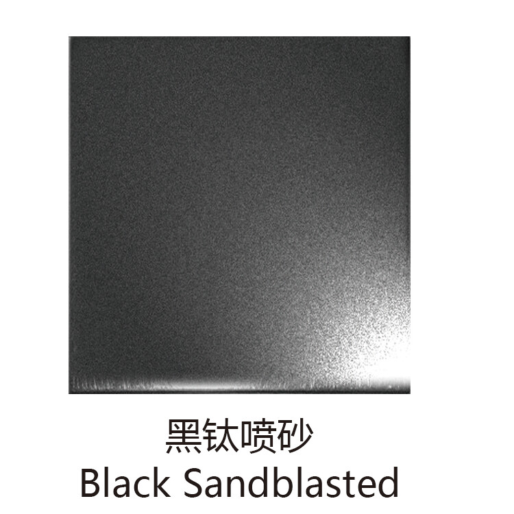 Black Titanium Stainless Steel Colored Decorative Sheets