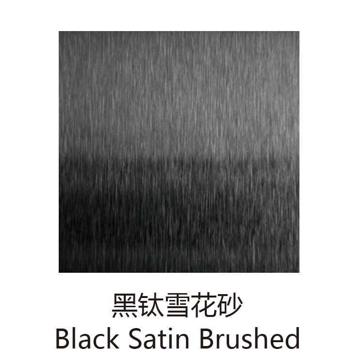 Black Titanium Stainless Steel Colored Decorative Sheets