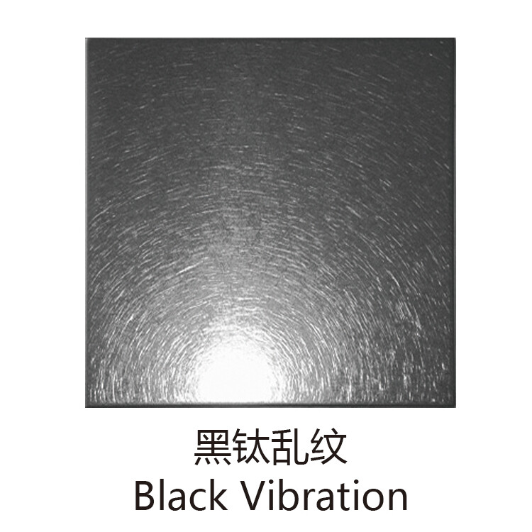Black Titanium Stainless Steel Colored Decorative Sheets