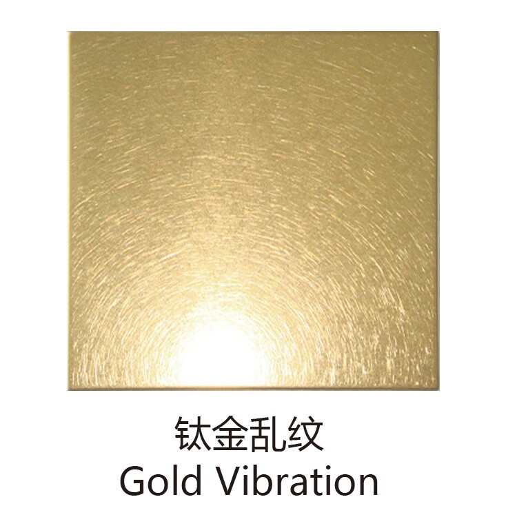 Titanium-Gold Stainless Steel Decorative Panels