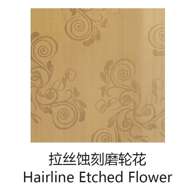 Titanium-Gold Stainless Steel Decorative Panels